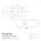 Anzzi Freestanding Whirlpool and Air Jetted Tub, 67.3 L, 33.8 W, White, Acrylic, Center FT-AZ101 - alternate 2